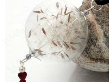 Пузырь стеклянный 50 Шар (2 отверстия) БОЛЬШОЙ 40мм прозрачный (стекло)