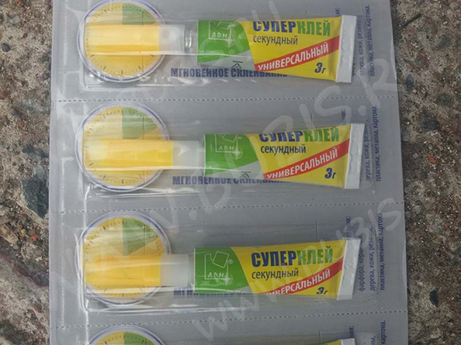 Клей 08 Супер клей АДМ универсальный 3г (инструменты для бижутерии)