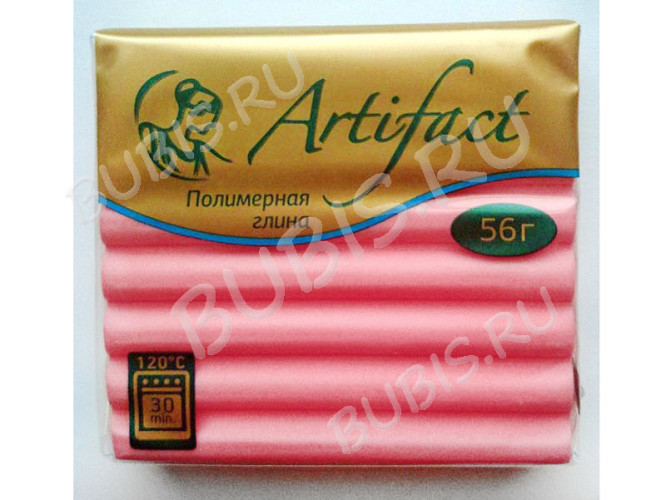 Полимерная глина Артефакт 4111 розовый фламинго классический 56г.