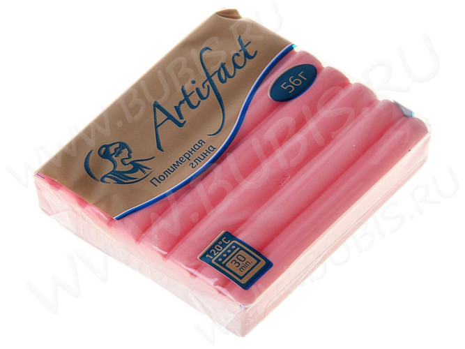 Полимерная глина Артефакт 4111 розовый фламинго классический 56г.