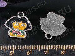 Подвеска Девочка 05 Даша-следопыт 18,5*17,5*1,2мм разноцветная (цветные подвески)