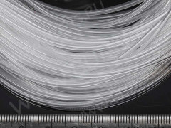 Полиуретановый шнур 03 2мм ПОЛЫЙ (1мм) прозрачный (1м)