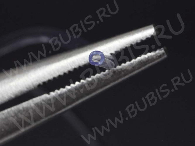 Полиуретановый шнур 03 2мм ПОЛЫЙ (1мм) прозрачный (1м)