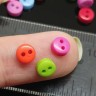 Купить Декоративный элемент 063 Пуговица малюсенькая 6*6*2,5мм МИКС непрозрачный (резин) (20шт.) с доставкой по России