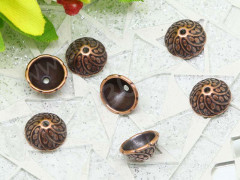 (СКИДКИ!!!) 209 Шапочка-чашечка Лепестки 10*10*5мм античная медь (литьё) (10шт.)