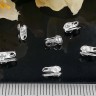 Купить Зажимы №38 Калотты Концевики 6,3*3,6мм серебристые (Iron) (100шт) с доставкой по России