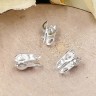 Купить Зажимы №38 Калотты Концевики 6,3*3,6мм серебристые (Iron) (100шт) с доставкой по России