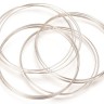 Мемори проволока - пружина - основа для браслета 52*0,5мм цвет платины (Хирургическая сталь) (4 витка) Купить Мемори проволока - пружина - основа для браслета 52*0,5мм цвет платины (Хирургическая сталь) (4 витка) с доставкой по России