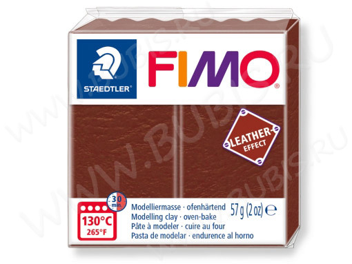 Полимерная глина FIMO Leather-Effect ореховый 8010-779 (57г)