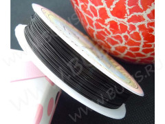 Проволока медная 06 толщина 0,6мм чёрная (Copper) (6м)