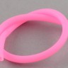 Купить Полиуретановый шнур 07 5мм ПОЛЫЙ (3мм) розовый (1м) с доставкой по России