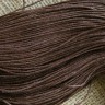 Купить (СКИДКИ!!!) Вощёный х/б шнур 1мм коричневый (ок. 70м) с доставкой по России