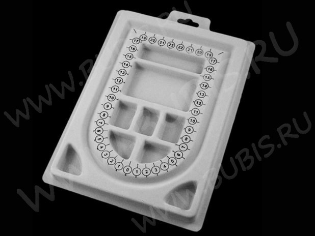 Сборочный столик 04 компактный 23*15,5*1,3см серый (инструменты для бижутерии)