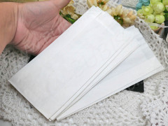 Пакет 28 Крафт бумажный 20*9см белый (упаковка) (10шт)