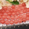 (ОПТ) Бусина округлая ГЛАДКАЯ 10мм Халцедон розовый (камни) (НИТЬ) Купить (ОПТ) Бусина округлая ГЛАДКАЯ 10мм Халцедон розовый (камни) (НИТЬ) с доставкой по России