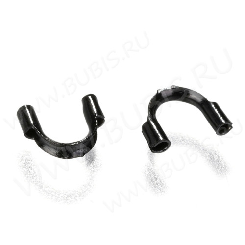 Защита ланки 04 протектор от перетирания нити и лески 5*5*1,5мм чёрная (Хирургическая Сталь)