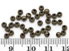 Бусина Шарик металлический 2,5мм античная бронза (Iron) (200шт)