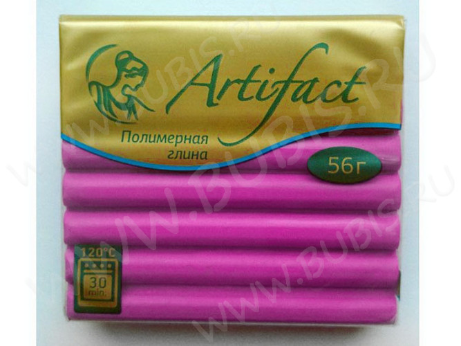 Полимерная глина Артефакт 415 пурпурный классический 56г.
