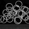 Купить Колечки обычные 10*1мм серебристые (Iron) (50шт)  с доставкой по России