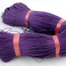 Купить Вощёный х/б шнур 1мм лиловый (5м) с доставкой по России