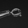 Купить Замочек карабин №004 кольцо 9*7*1,7мм цвет платины (Brass) с доставкой по России