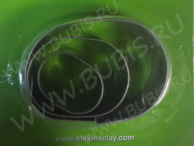 Каттер 09 Овал набор формочек Makins (инструменты для моделирования) (3шт.)