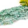 Крошка (галтовка) каменная 171 5-9мм Амазонит зеленоватый натуральный (камни) (нить 43-45см) Купить Крошка (галтовка) каменная 171 5-9мм Амазонит зеленоватый натуральный (камни) (нить 43-45см) с доставкой по России
