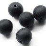 Купить (СКИДКИ!!!) Бусина округлая 12мм Шунгит чёрный матовый имит. (камни) (10шт.) с доставкой по России