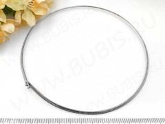 Чокер 06 металлический Гривна диаметр 14см цвет платины (Iron)