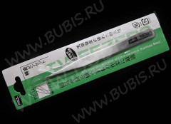 Пинцет 02 с прямыми носиками 115мм никель (сталь) (инструменты для бижутерии)