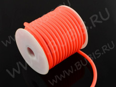 Полиуретановый шнур 07 5мм ПОЛЫЙ (3мм) рыжий (1м)