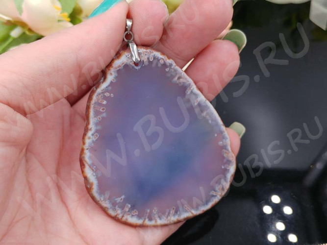 Держатель кулона 062 классический 14,5*4,5*3,5мм цвет платины (Хирургическая сталь)