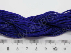 Нейлоновый шнур 09 1,5мм синий (1м)