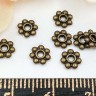 (СКИДКИ!!!) Рондели 033 Дейзи 6*6*1,2мм античная бронза (литьё) (100шт.) Купить (СКИДКИ!!!) Рондели 033 Дейзи 6*6*1,2мм античная бронза (литьё) (100шт.) с доставкой по России