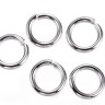 (СКИДКИ!!!) Колечки одинарные 6*1мм цвет платины (Хирургическая сталь) (10г. ок.100шт.) Купить (СКИДКИ!!!) Колечки одинарные 6*1мм цвет платины (Хирургическая сталь) (10г. ок.100шт.) с доставкой по России