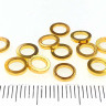 Купить Кольцо декоративное 23 простое 7*7*1мм золотистое (литьё) (10шт) с доставкой по России
