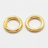 Купить Кольцо декоративное 23 простое 7*7*1мм золотистое (литьё) (10шт) с доставкой по России