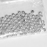 Купить (СКИДКИ!!!) Бусина Шарик металлический 2мм серебристый (Iron) (ок.350шт.) с доставкой по России