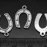 Купить Подвеска Подкова 04 15,5*11,3*1,5мм античное серебро (литьё) с доставкой по России