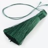 Купить Декоративный элемент 074 Кисть струящаяся 80*12мм тёмно-зелёный (декоративные элементы) с доставкой по России