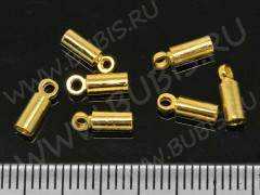 Концевик 015 8*2,6*2,6мм золотистый (Brass) (10шт.)