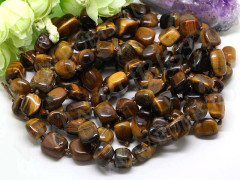 (ОПТ) Бусина каменная Бесформенная 08 11-15*8-11мм Тигровый глаз (камни) (НИТЬ)