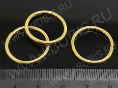 (СКИДКИ!!!) Колечки обычные толстые 20*1,8мм золотистые (Iron) (10ШТ.)