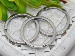 Карабин для брелка 36 Кольцо для ключей 20*20*1,8мм цвет платины (Хирургическая сталь)