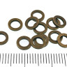 Купить Кольцо декоративное 23 простое 7*7*1мм античная бронза (литьё) (10шт) с доставкой по России
