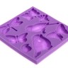 Молд 006 Бабочки и Птички 8*8*0,55см сиреневый (силикон) (инструменты для моделирования) Купить Молд 006 Бабочки и Птички 8*8*0,55см сиреневый (силикон) (инструменты для моделирования) с доставкой по России