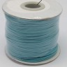 Вощёный полиэстеровый шнур "корейский" 1,5мм светло-голубо-бирюзовый (1м) Купить Вощёный полиэстеровый шнур "корейский" 1,5мм светло-голубо-бирюзовый (1м) с доставкой по России