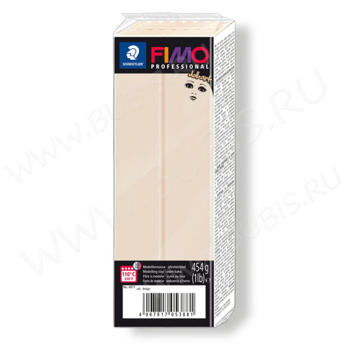 Полимерная глина FIMO Professional Doll Art Полупрозрачный бежевый 8071-44 (454г)