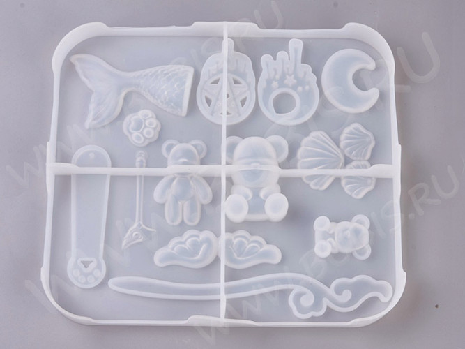 Молд 193 большой для эпоксидной смолы Микс форм (силикон)