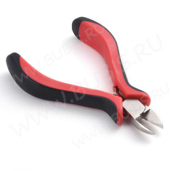 Кусачки 18 Бокорезы 110мм с красно-чёрными ручками (инструменты для бижутерии)